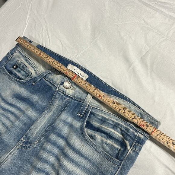 KanCan Estilo Mid Rise Destroyed Boyfriend Jeans Women’s Size 28 - Picture 5 of 10